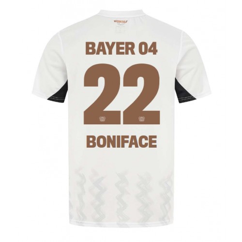 Fotbalové Dres Bayer Leverkusen Victor Boniface #22 Venkovní 2024-25 Krátký Rukáv